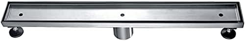 Dawn 304 Stainless Steel Linear Shower Drain 24-Inch Silver