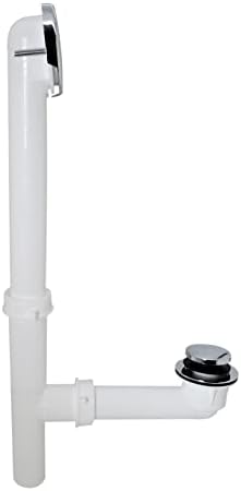 Westbrass A593244CP bathtub waste system with bidet compatibility