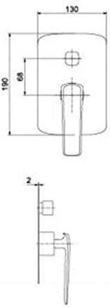 LASEVE Handheld Shower Head Kit