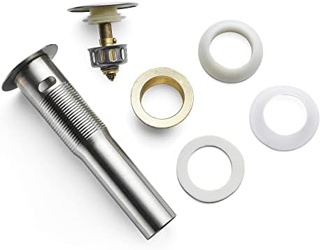 Bathroom Sink Drains 2 Pack Anti-Clogging Stopper