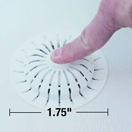 Danco 10771P Dual Suction Cup Hair Catcher for Tub