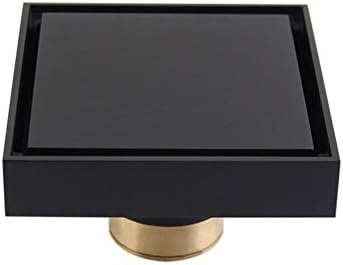 Solid Brass Non-Clog BlackPlated Drain for Bathrooms