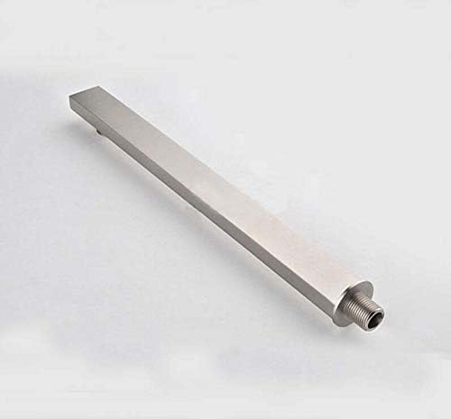 Wall-Mounted LED Nickel Brushed Rain shower Head Hand Sprayer