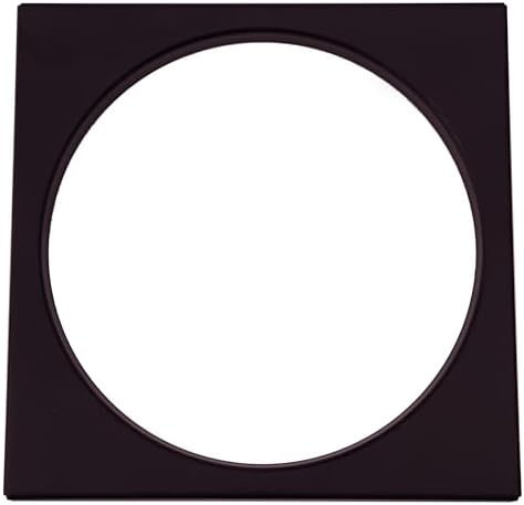 Westbrass 45-inch Square Brass Shower Tile with Round Strainer O-RB Finish