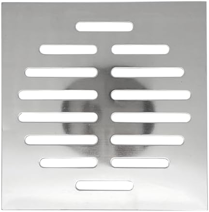 NGeGe 2Pcs 5Inch Square Floor Drain Cover with 14 Holes