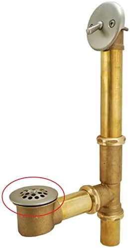 Stainless Steel Bath Grid Drain Strainer 2-78-Inch
