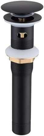 Ximlike Black Bath Sink Drain Kit
