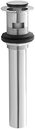 jaclo overflow drain with finger touch