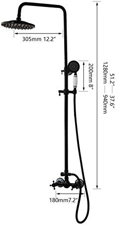 Rainbow Faucet Set w2 Handles Black