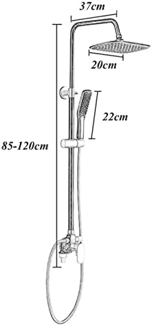 Wall-Mounted 3-Mode 2-in-1 Shower System
