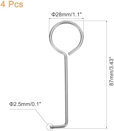Sturdy 4-Piece Draining_HOOKS Clean Tough Durable