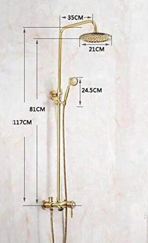 Bathroom Faucet Set with Brass Handles