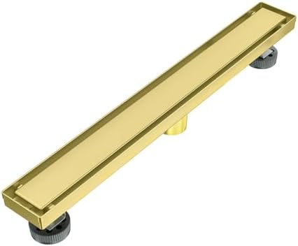 Dilvii 24-Inch Linear Drain Brushed Gold