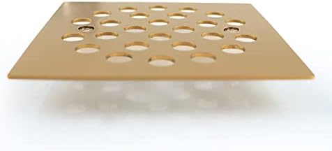 4-14 Inch Screw-in Square Floor Drain Cover for Showers