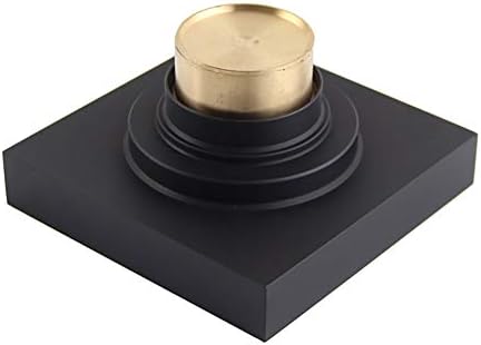 Solid Brass Non-Clog BlackPlated Drain for Bathrooms