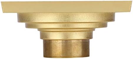 Antique Brass Floor Drain with Strainer Bath Kitchen Essential