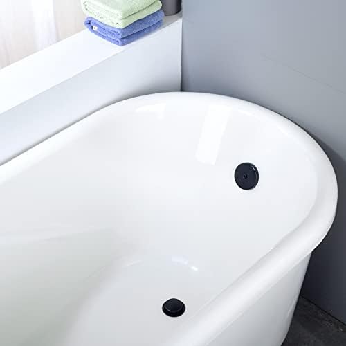 Oil Rubbed Bronze bathtub drain kit with tip-toe stopper