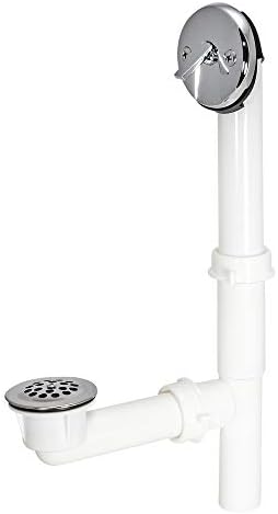 EZ-FLO 1-12 Inch Bath Drain - Turbodrain with Chrome Trim