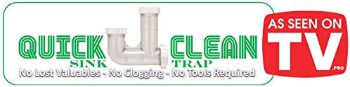 Original Quick Clean Drain Strainer Effortlessly Unclog Your Sink