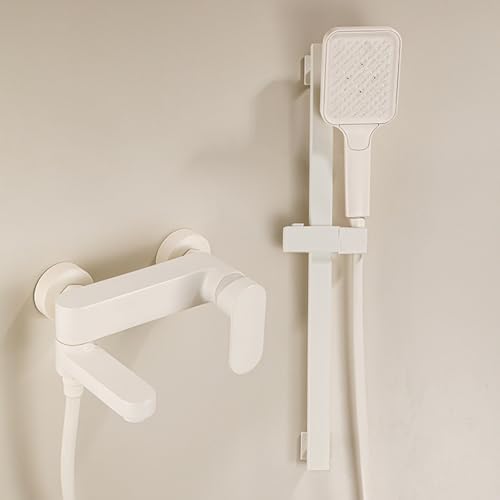BiaoTeng Wall-Mounted bathtub shower faucet set with 4 shower modes
