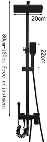 Four-Speed Copper Shower Set for Bathroom