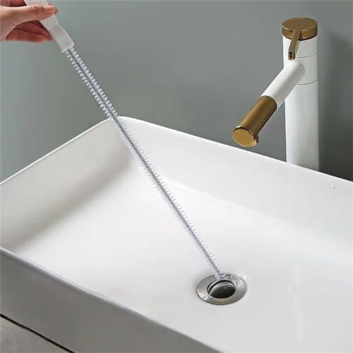 EYAKEG Sink Drain Overflow Cleaning Brush 178 Inch White 1