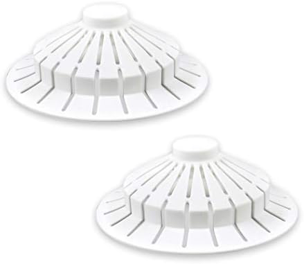 Danco 10771P Dual Suction Cup Hair Catcher for Tub