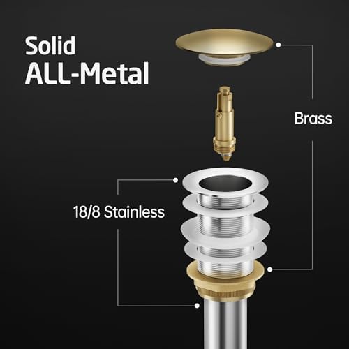Premium Vessel Sink Drain for Privacy Protection