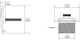 Moan bathtub drain kit with chrome finish