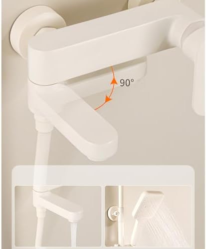 BiaoTeng Wall-Mounted bathtub shower faucet set with 4 shower modes