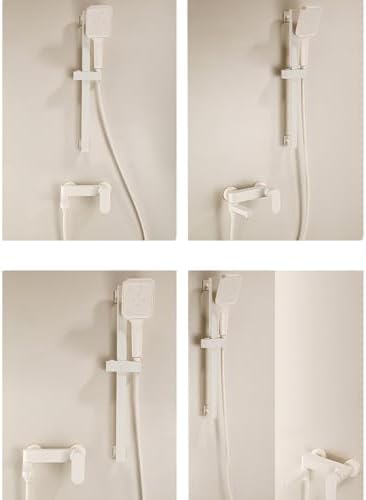 BiaoTeng Wall-Mounted bathtub shower faucet set with 4 shower modes