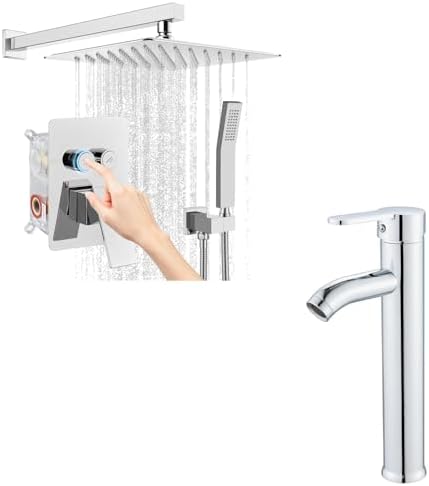 Gotonovo Push-button Rain Shower System
