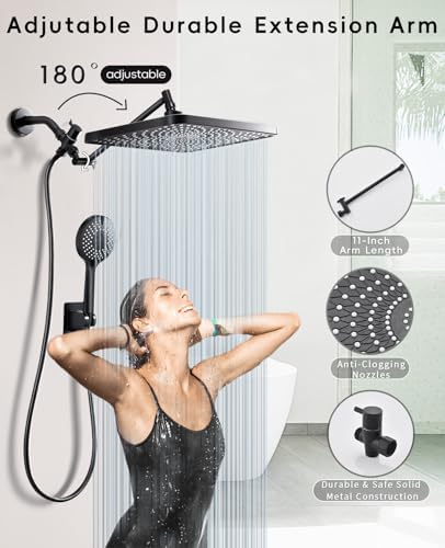 Premium 122 Rain Shower Head Combo