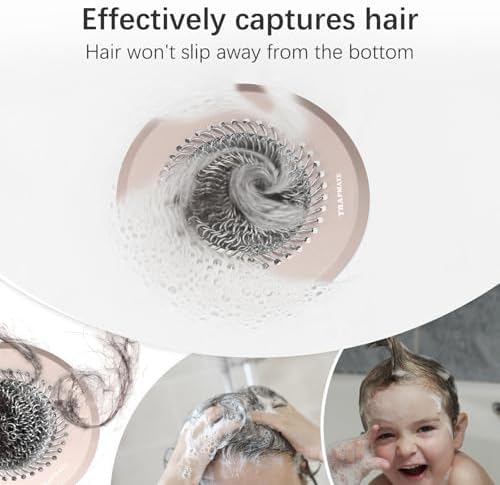 TRAPMATE Drain Hair Catcher - Effortlessly Catch Hair While Bathting