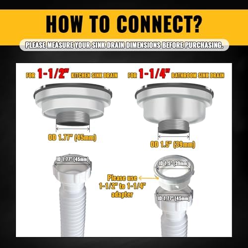 VIVIDA 1-12 Sink Drain Kit