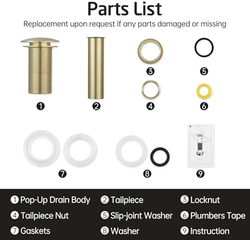 Premium Vessel Sink Drain for Privacy Protection