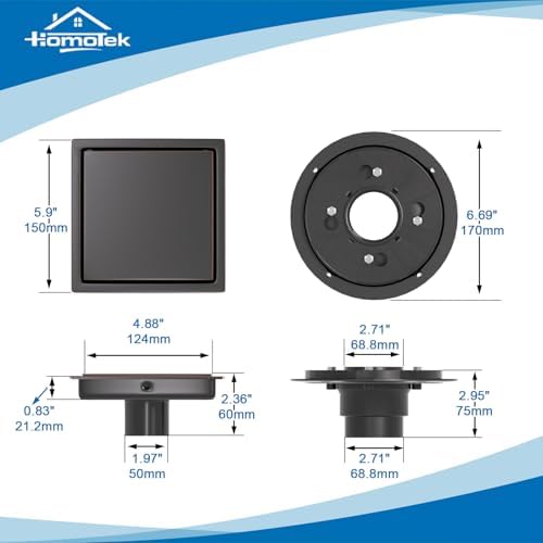 Stainless Steel Shower Drain for Home Hotel Use