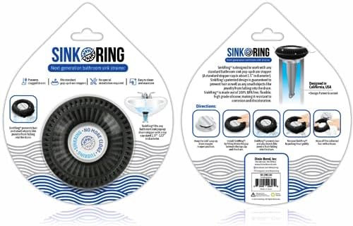 Bathroom Sink Drain Protector - Hair and More Caught