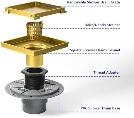 Square Shower Drain