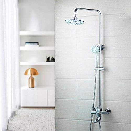 Gougeltd 8-Inch Chrome-Rounded Handheld Shower Head