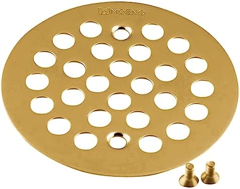 Moen 4-14 Inch Screw-In Shower Strainer Brushed Gold