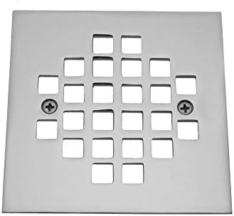 Jaclo 6264-PEW 4-14 Square Drain Pewter