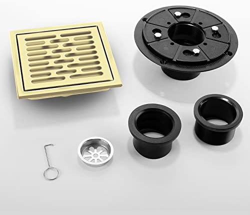 6 Square Shower Drain Kit
