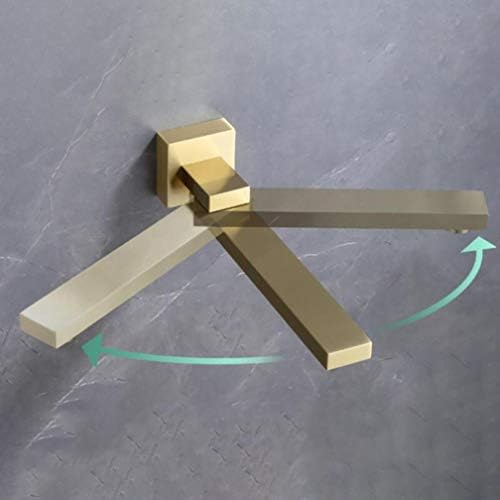 UHYOHF bathtub shower taps in gold with temperature control and durable design