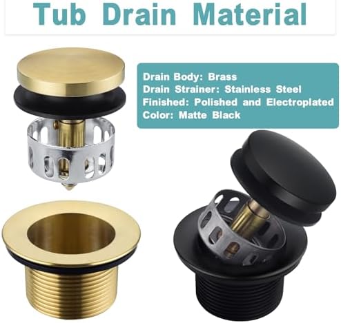 BESTILL bathtub drain kit