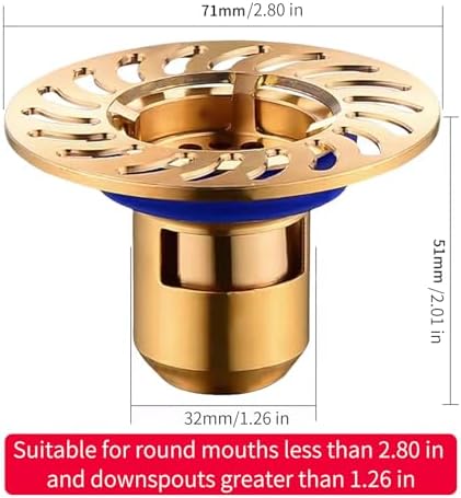 odor-Proof Brass Floor Drain