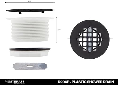 Westbrass 2 Showers - No Caulk - PVC - 50-Pack