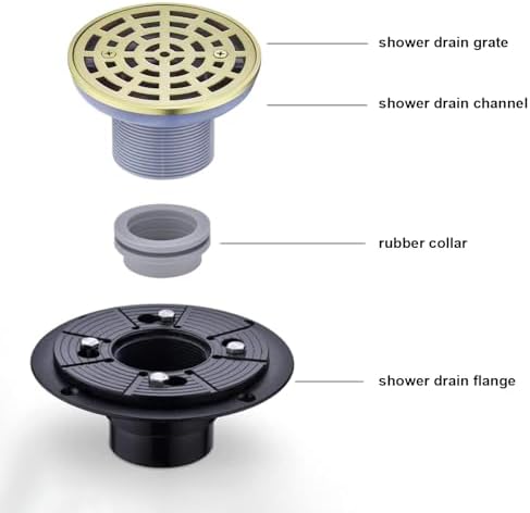 Sturdy 4-13 Inch Round Shower Drain