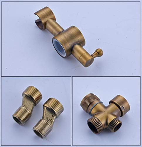 Huin Retro Shower Faucet Set Single Handle Wall-Mounted Bathroom Faucet