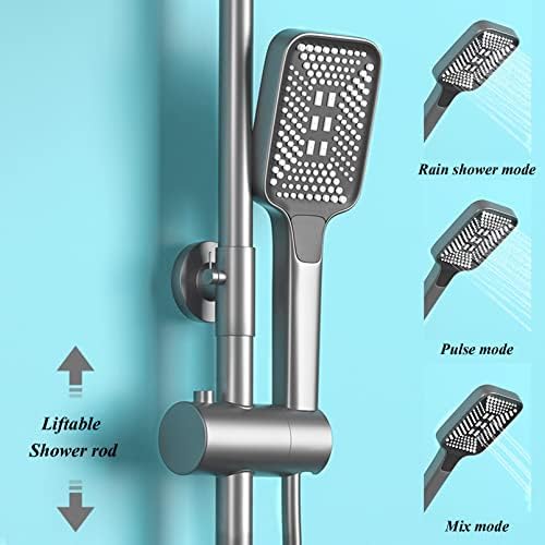Luxury Push-Button Shower Head Combo Set
